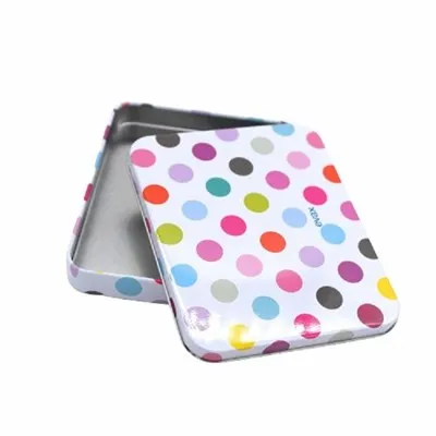info-400-400 Quare Shaped Metal Candy Tin Box